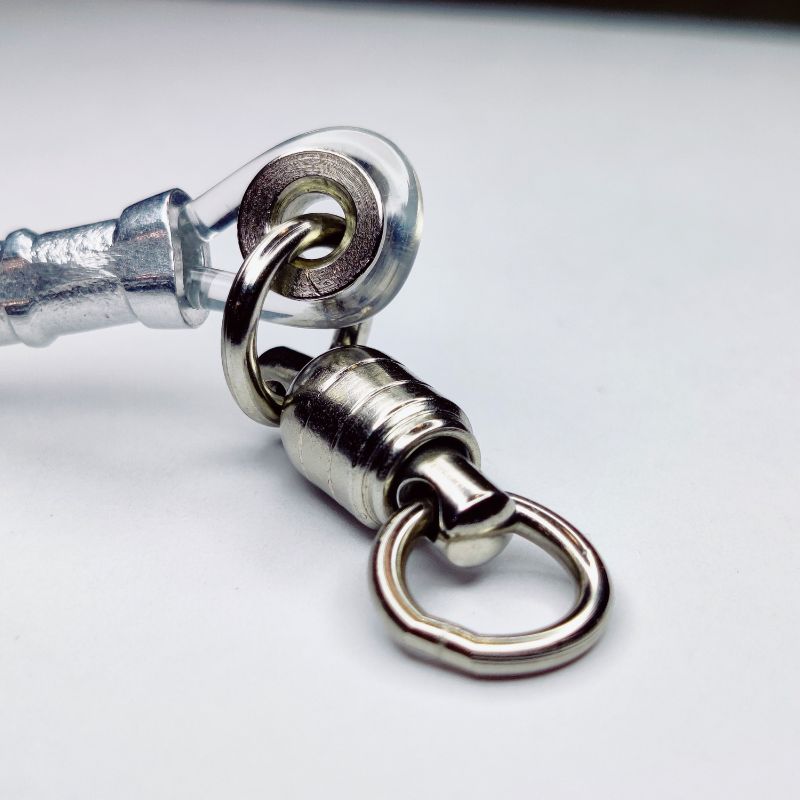 Barrel Swivel and Solid Ring w/ Grommet Combo for Jigging Leaders_Terminal Tackle_SPJigging.com