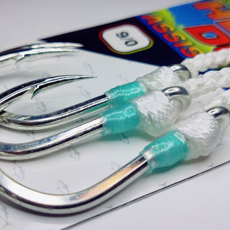 Coarse Jig Hook Fishing Hooks MAG Heavy Duty Assist Hooks For Jigging - 3 Pack, Sizes 3/0 To 11/0, Up To 300lb Test Jigging Fishing Hooks Coarse Jig Hook Fishing Hooks MAG Heavy Duty Assist Hooks For Jigging - 3 Pack, Sizes 3/0 To 11/0, Up To 300lb Test Jigging Fishing Hooks