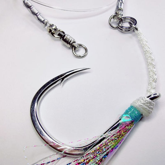 Quick Rig Heavy Duty Jigging Leader with Grommet Ring (Made to Order)__SPJigging.com