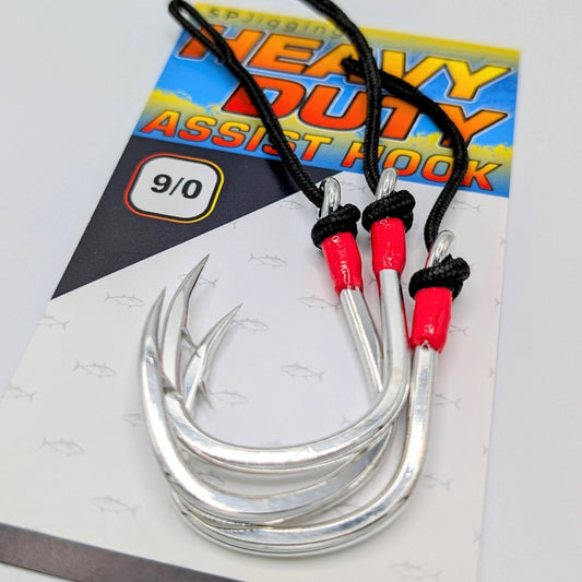 Heavy Duty BKK Assist Hooks - SPJigging (7/0, 9/0) - 250# PE