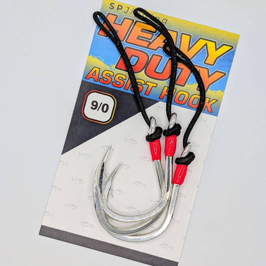 Heavy Duty BKK Assist Hooks - SPJigging (7/0, 9/0) - 250# PE